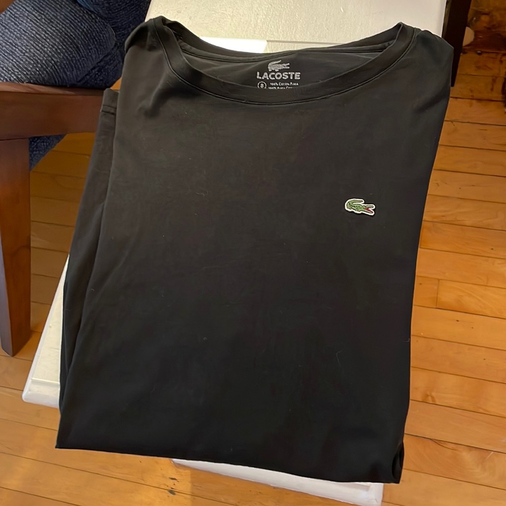 Lacoste mens short sleeve tshirt size 8 -2xl